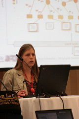 Kinga Schumacher presenting our paper on Semantic Search