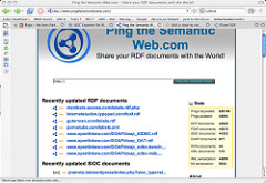 ping the semantic web