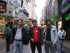 Daniel, Leo & Inkel in Buenos Aires.